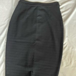 Halogen black pencil skirt